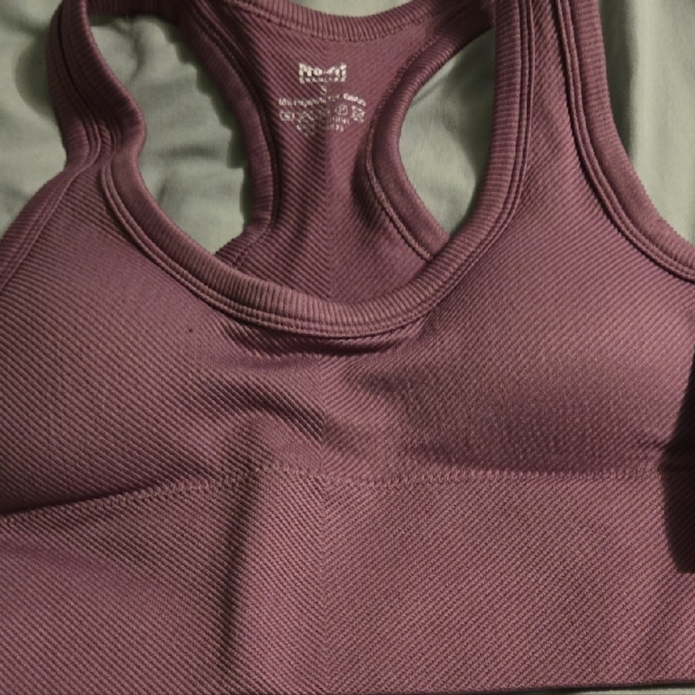 Seamless Racerback Sports Bra - Lavender